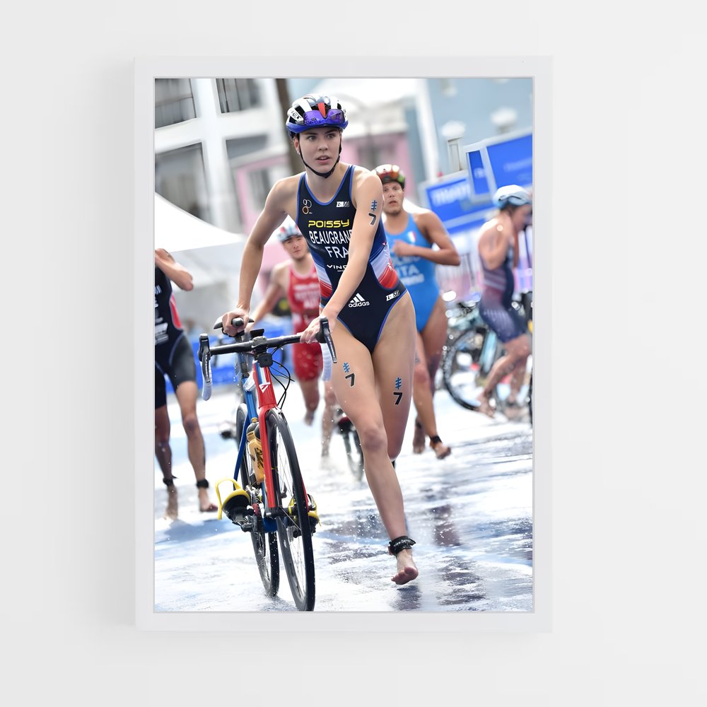 Poster Vitesse et Détermination – affiche Athlétisme (vue 3)